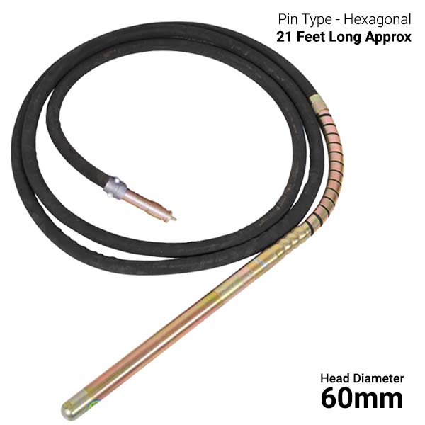 Concrete Vibrator Poker 60mm DYNAPAC DYN60 High Logistic Trades